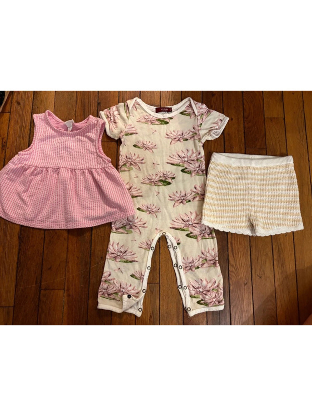 Baby Girl Clothing Bundle 6/12m + 12M Milk Barn, Target & Oshkosh